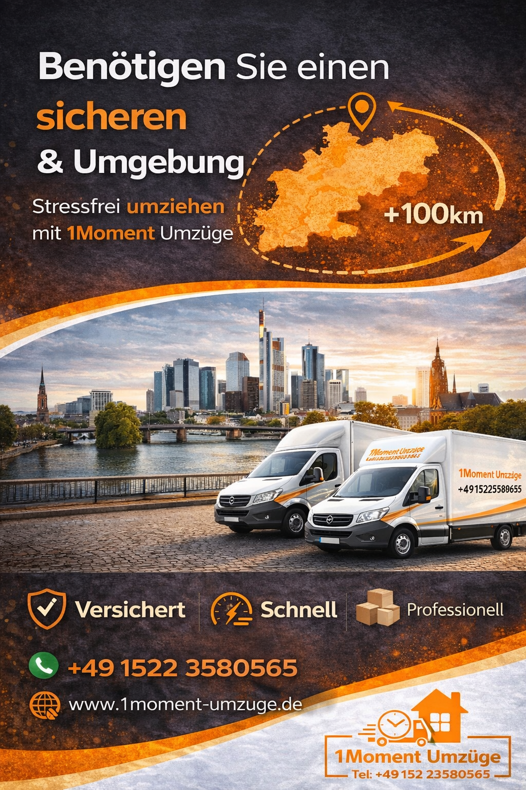 Angebot für Privatumzug in Frankfurt am Main – professioneller Umzugsservice